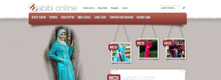 habibi.com.my adalah laman e-commerce mudah tanpa sistem add to cart, jimat, simple, namun tetap elegent...
